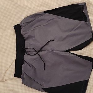 Black and Gray Lululemon workout shorts size small